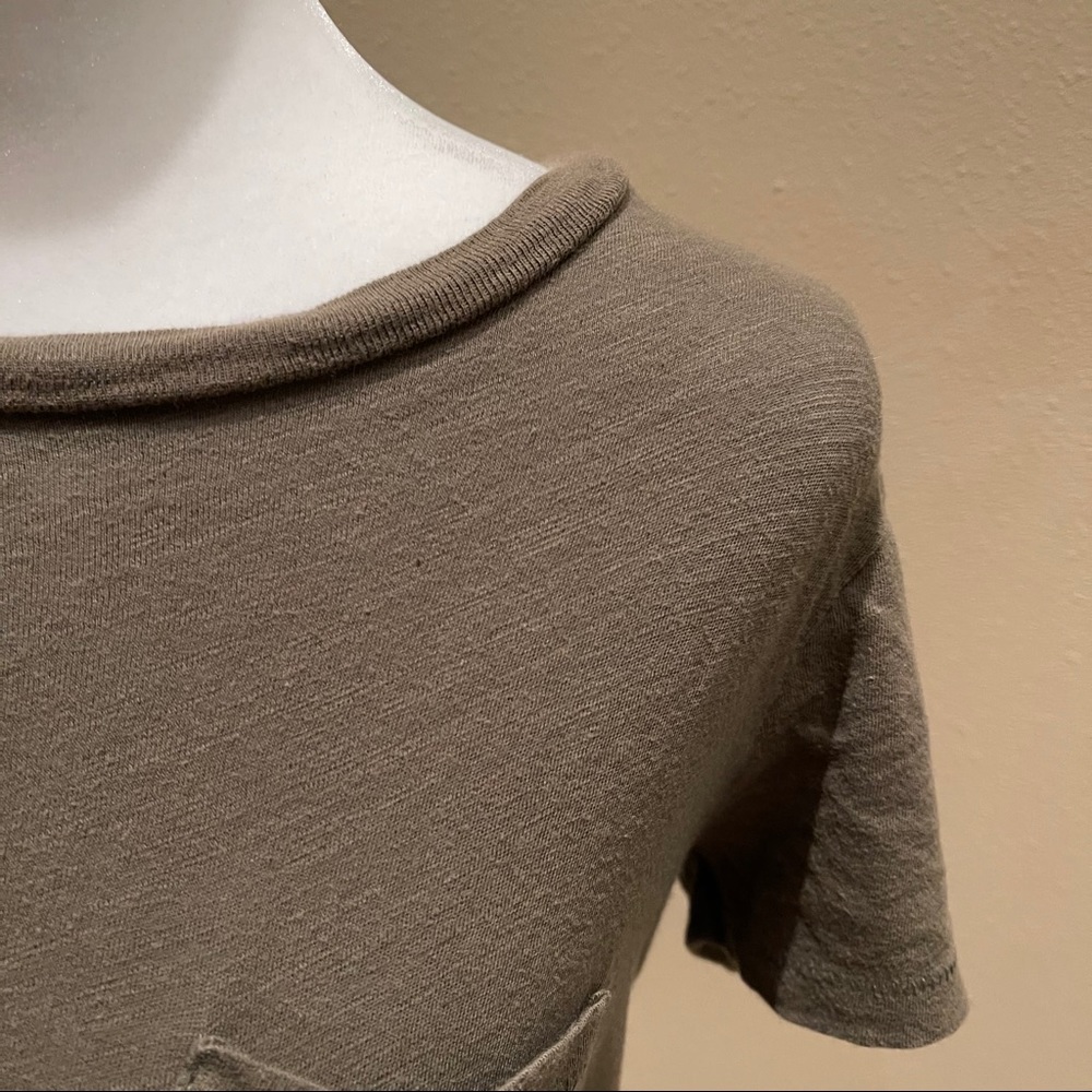 Madewell Olive Crewneck Pocket Tee - Picture 5 of 6